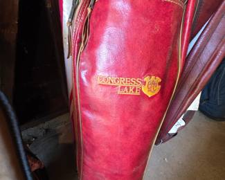 Vintage congress lake golf bag.
