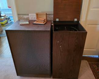 Antique Carrard Record player RC80M and loud speaker