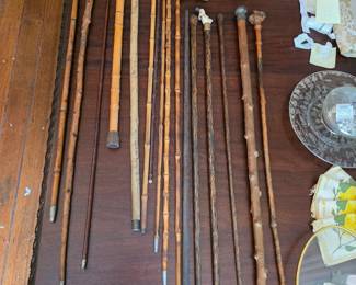 Antique Walking Canes, Antique Walking Sticks.