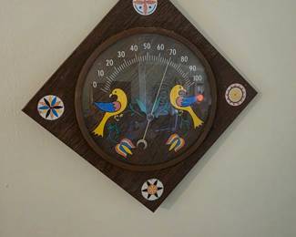 Vintage Distelfink Wall Thermometer The Dutchman by Rodan Creations 1969