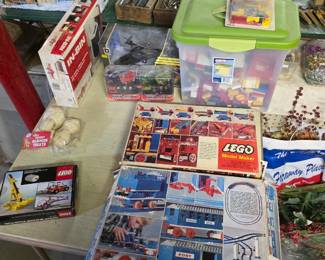 Vintage Lego sets.