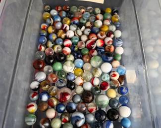 Vintage marbles! All will be bagged, some priced individual and others available in bags as lots.