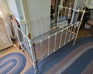 Antique Iron Baby Crib.