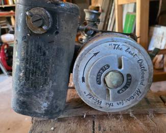 British Sea Gull 3hp outboard boat motor 3JPL collectible 4 blade featherweight