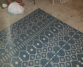 Outdoor rug but has only been inside so like new