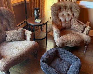 2matching upholstered chairs