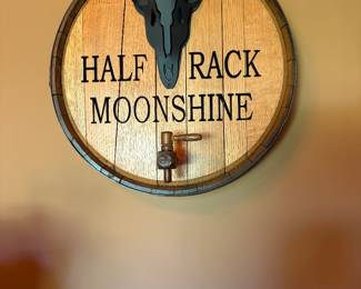 Rustic lodge :man cave wall plaque