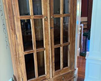 Restoration style bookcase /display cabinet