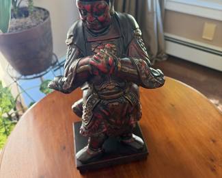 Carved Asian figure