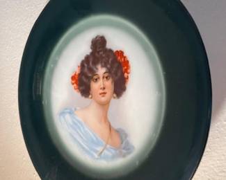 Handpainted plate-antique