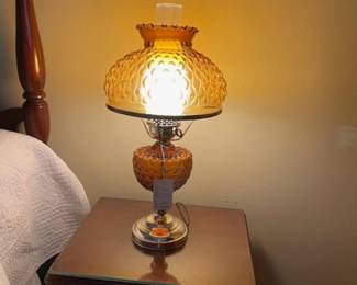 Beautiful vintage glass lighting