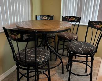 Tall table & chairs