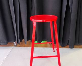 red stool
