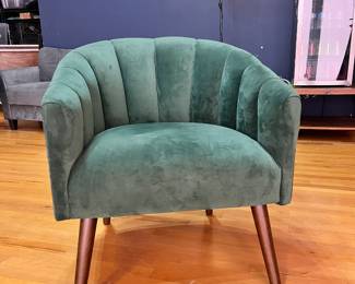 green chairs