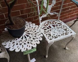Items Located On The Back Patio Balcony
