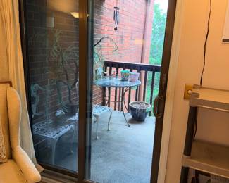 Doorway To The Back Balcony Patio ~ Be Careful On The Doorway Threshhold