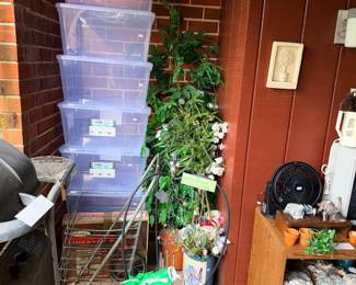 Items Located On The Back Patio Balcony