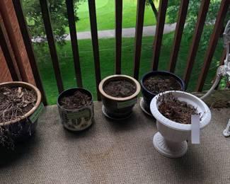 Items Located On The Back Patio Balcony