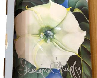  Georgia O'Keefe (B1887 American) 100 Flowers Book Preserved In Original Box Lot #: 41