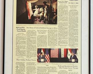 he New York Times December 1, 2006 Front Page Lot #: 98