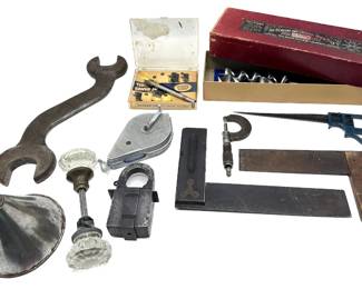 Vintage Tools & Antique Key, Padlock & More Lot #: 122