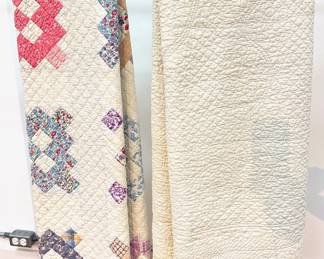 2 Antique Hand Made Quilts Lot #: 65