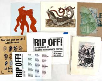 26 Original Art Prints From Various Artists - 2012 Manhattan Graphics Center Portfolio Lot #: 35