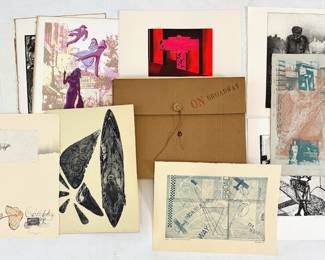 18 Original Art Prints From Various Artists - 1987 Manhattan Graphics Center Portfolio Lot #: 11