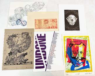 26 Original Art Prints From Various Artists - 2014 Manhattan Graphics Center Portfolio Lot #: 36