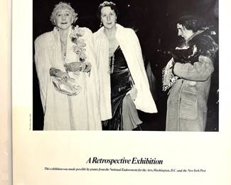 2 1977 Photography Exhibit Posters: Ancel Adams & Wegee The Famous, Unframed Lot #: 101