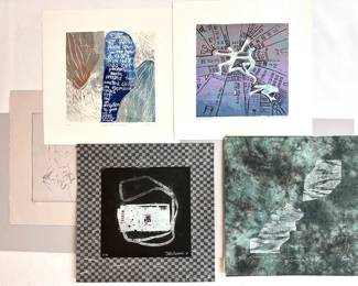 15 Original Art Prints From Various Artists - 1992 Manhattan Graphics Center Portfolio Lot #: 12