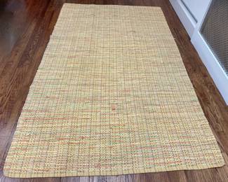  Hand Woven Rag Rug (Approximately 8 By 4.75 Feet) Lot #: 68