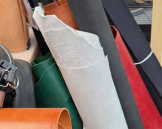 Assortment of Leather Sides in various colors