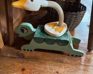 The turtle and the duck. Step stool & lamp