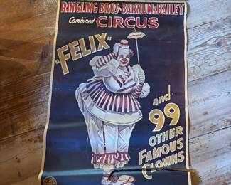 Ringling Bros. Barnum & Bailey Circus poster (need repair)