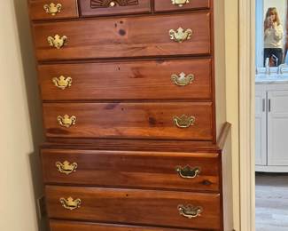 A Large Dresser that matches the bed