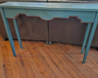 Small blue console