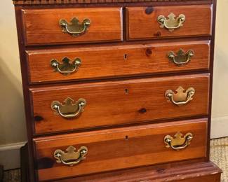 Large nightstand that matches the four poster bed