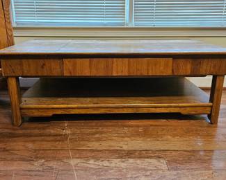 Large coffee table with storage