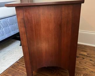 F19 - $50. Kincaid Furniture Nightstand. Measures 26" x 16" x 23.5" tall.
