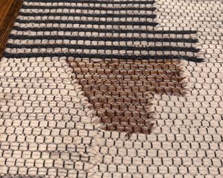F38 - $150. Colca Wool Runner from West Elm. Measures 32" x 110" long. Overall very good condition - does have a few cut threads in a couple places, see photos!
