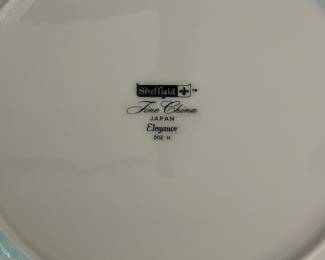 F57 - $75. "Elegance". Sheffield Fine China from Japan "502T". Service for 12+ extras.