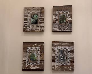F45 - $10 each. 4 Available. Shabby Chic Photo Frame. Holds a 4" x 6" photo. Measures 12" x 16" approx.