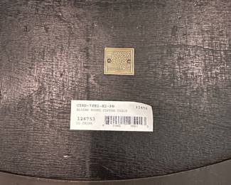 F6 - $175 Each. Pottery Barn "Blaine" Bunching Tables / Adjustable Coffee Tables. Measures 31.5" wide x 16 - 28" tall.