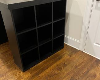 F29 - $100. Craft Desk with Cubbies on the sides. Cubby holes are 11" square. Measures 55" x 38" x 38.25" tall. Does disassemble to move - located on the 2nd floor.