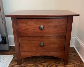 F19 - $50. Kincaid Furniture Nightstand. Measures 26" x 16" x 23.5" tall.