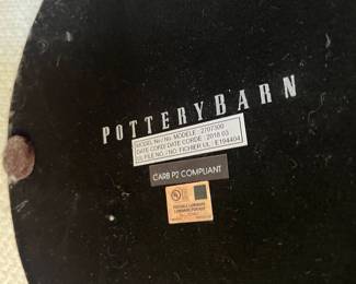 F13 - $125. Pottery Barn Adjustable Floor Lamp. Measures 57.5" tall. Model #270300.