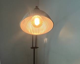 F13 - $125. Pottery Barn Adjustable Floor Lamp. Measures 57.5" tall. Model #270300.