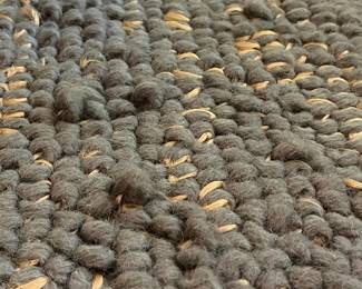 F4 - $150. Blue Area Rug under Dining Table. Measures 8' x 10'. Has a few minor pulls - overall very good condition.