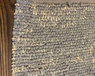 F4 - $150. Blue Area Rug under Dining Table. Measures 8' x 10'. Has a few minor pulls - overall very good condition.